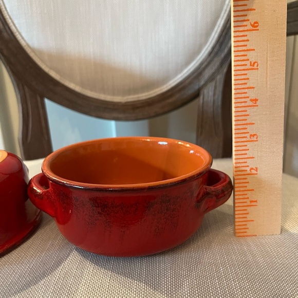 DeSilva Terracotta pottery soup bowls set of 4 made in Italy - Picture 14 of 14